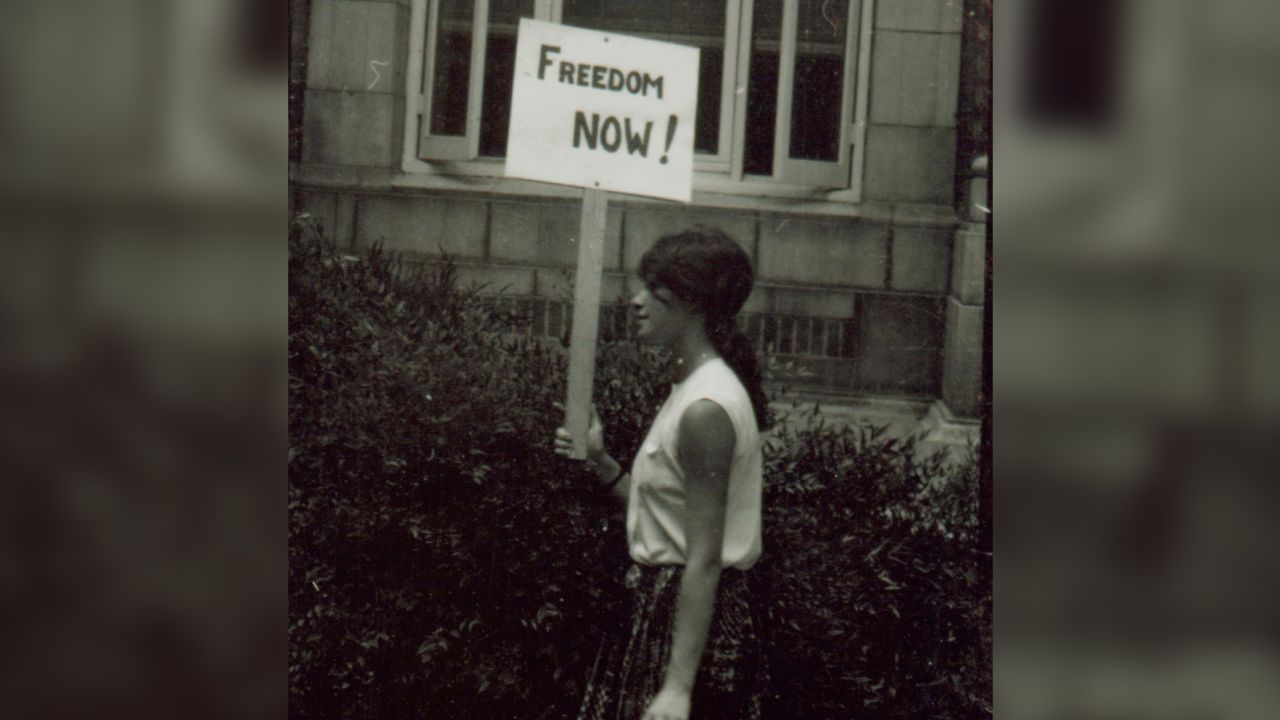 Like many young women in the 60s, Heather Booth often protested for civil and women's rights.