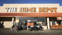 A general view of the Home Depot branch on September 23, 2022 in Philadelphia, Pennsylvania. Workers at the northeast Philadelphia Home Depot branch filed a petition to unionize with the National Labor Relations Board on September 19, with 274 employees seeking representation.