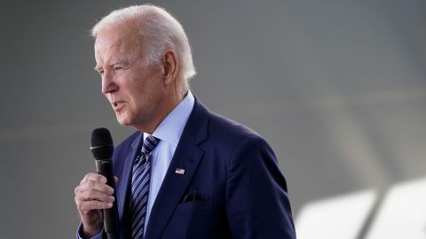 President Joe Biden speaks in Carlsbad, California, on November 4, 2022.