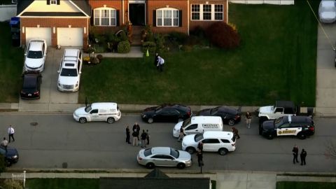 Officers responding to a La Plata, Maryland, home after a shooting was reported there, according to authorities.