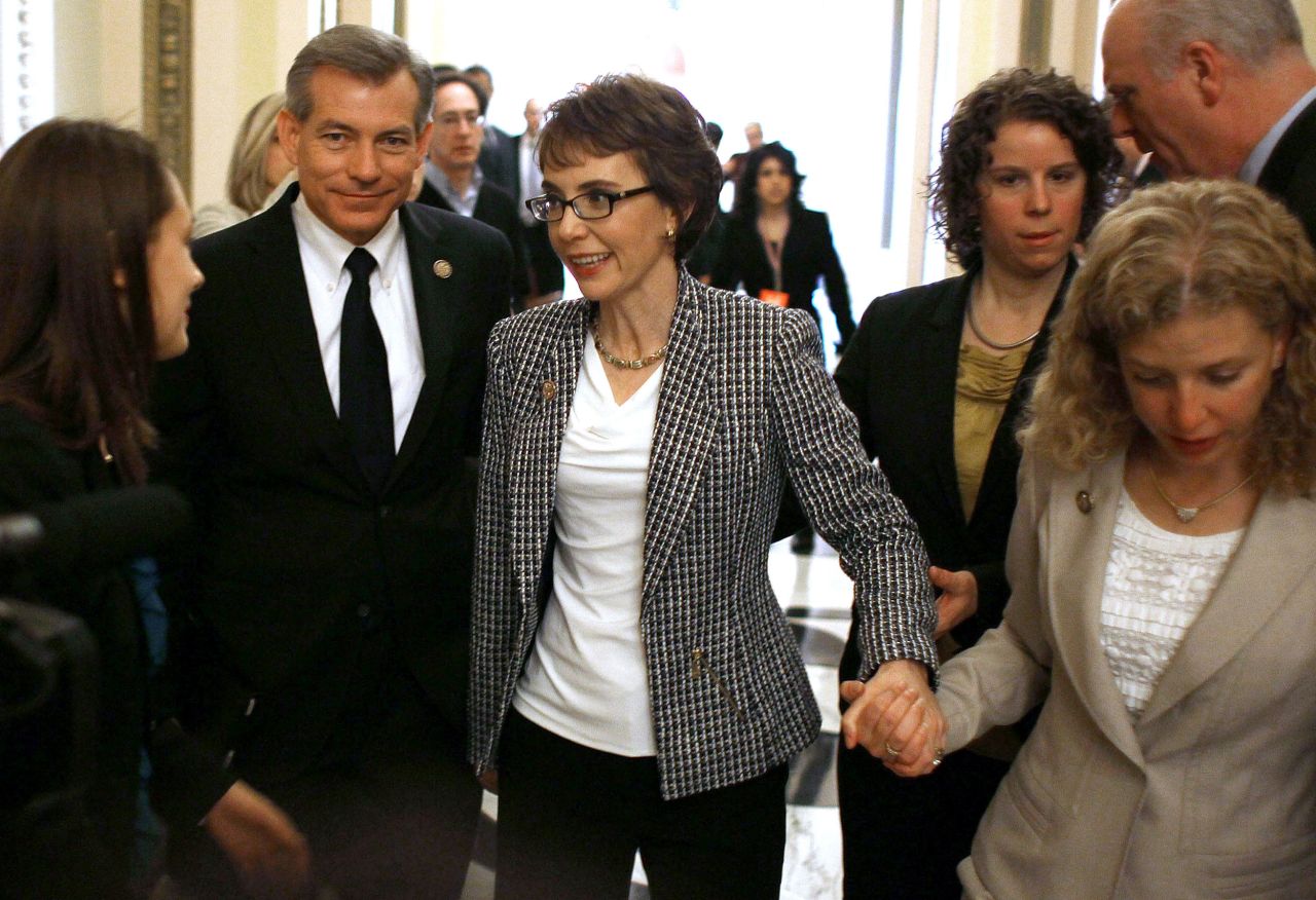 Giffords resigned from Congress in January 2012 to focus on her recovery.