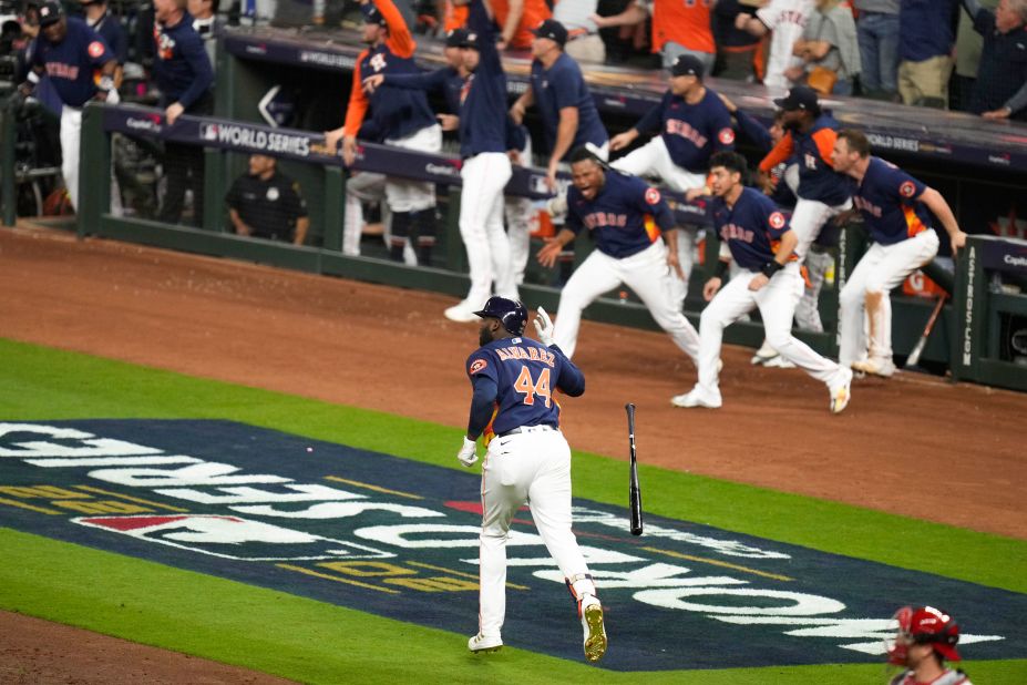 WORLD SERIES: 4 Astros combine to no-hit Phillies, level World Series -  InForum