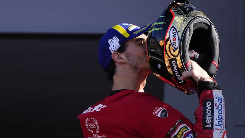Italy’s Pecco Bagnaia takes historic MotoGP title for Ducati | CNN