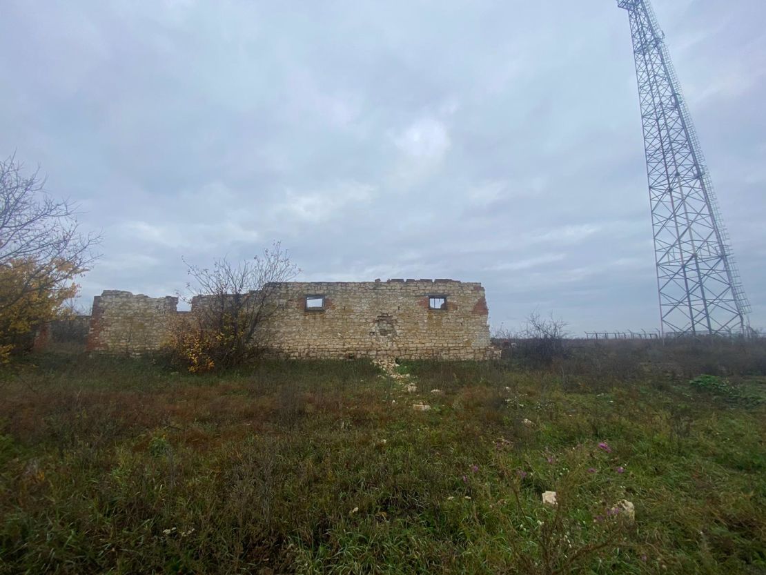 The mangled cellphone tower behind the basement bunker where Ukrainian soldiers likely died would have been an excellent marker for enemy artillery.