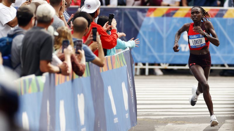 Sharon Lokedi and Evans Chebet complete Kenyan double at New York City Marathon | CNN