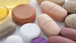 medical concepts, an assortment of pills