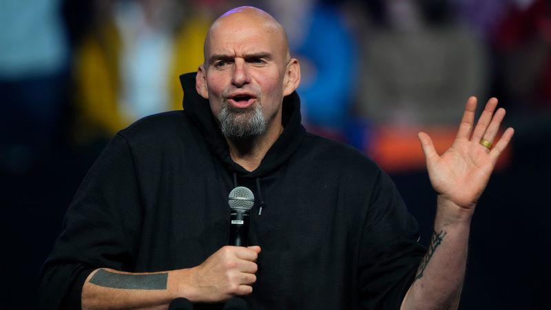 Fetterman sues to have mail-in ballots counted even if not signed with valid date | CNN Politics