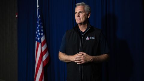 House Minority Leader Kevin McCarthy stands for a portrait in McAllen, Texas, on Sunday, November 6.