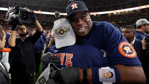 Dusty Baker won his first ever World Series title as a manager on Saturday.