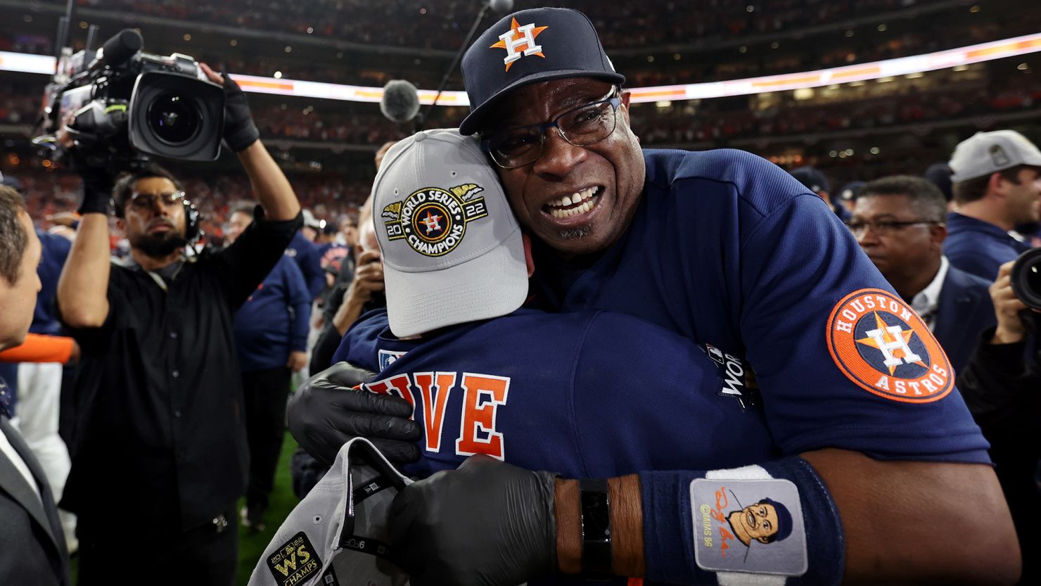 Dusty Baker won his first ever World Series title as a manager on Saturday.