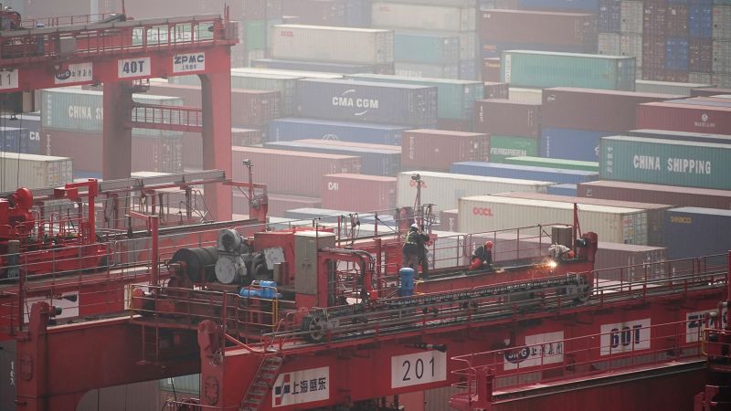 Read more about the article China’s exports shrink unexpectedly as global slowdown jolts demand – CNN