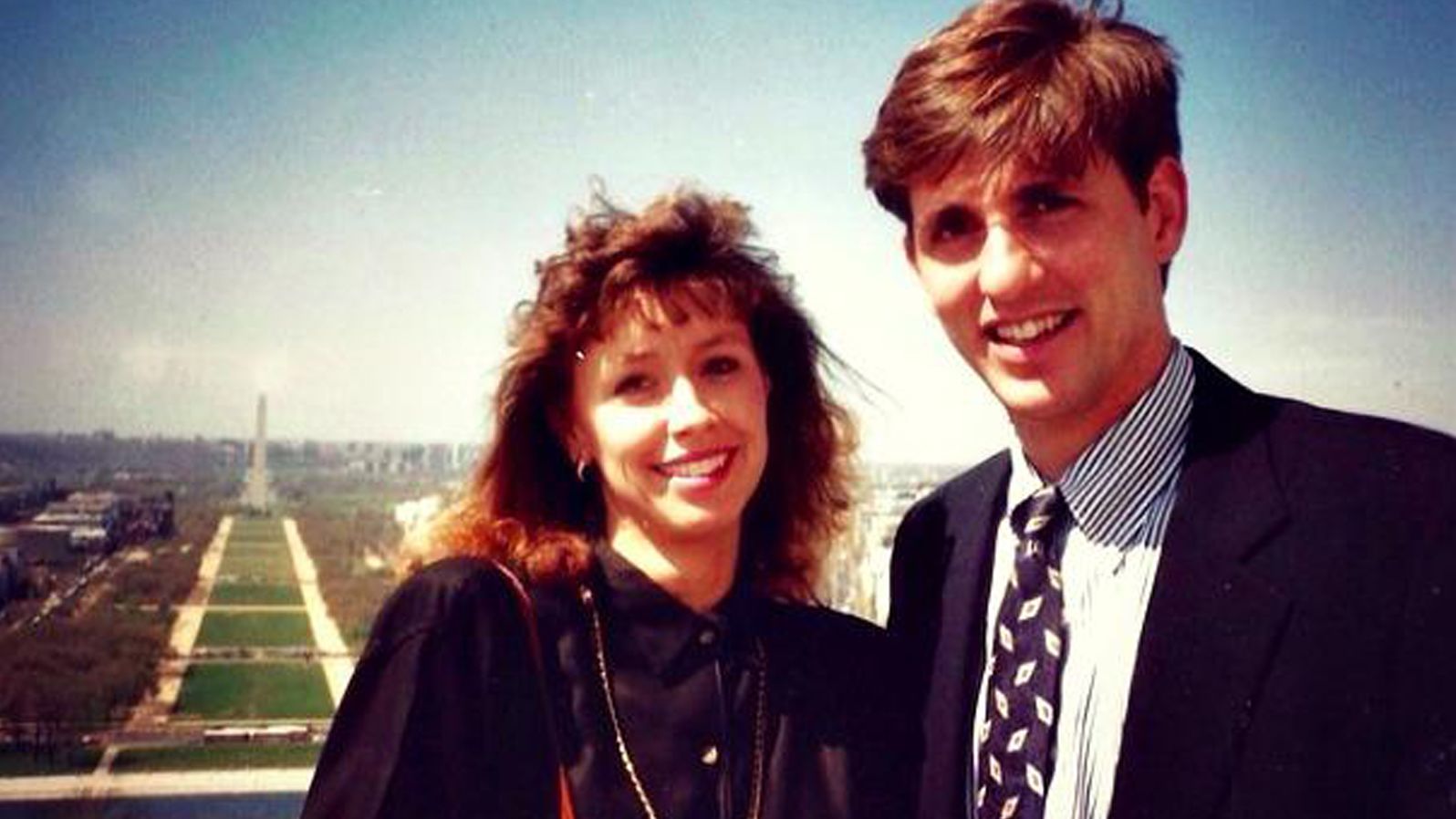 McCarthy and his future wife, Judy, pose for a photo at the top of the US Capitol circa 1987. McCarthy served on the staff of US Rep. Bill Thomas from 1987-2002. He started as an intern while attending California State University, Bakersfield.