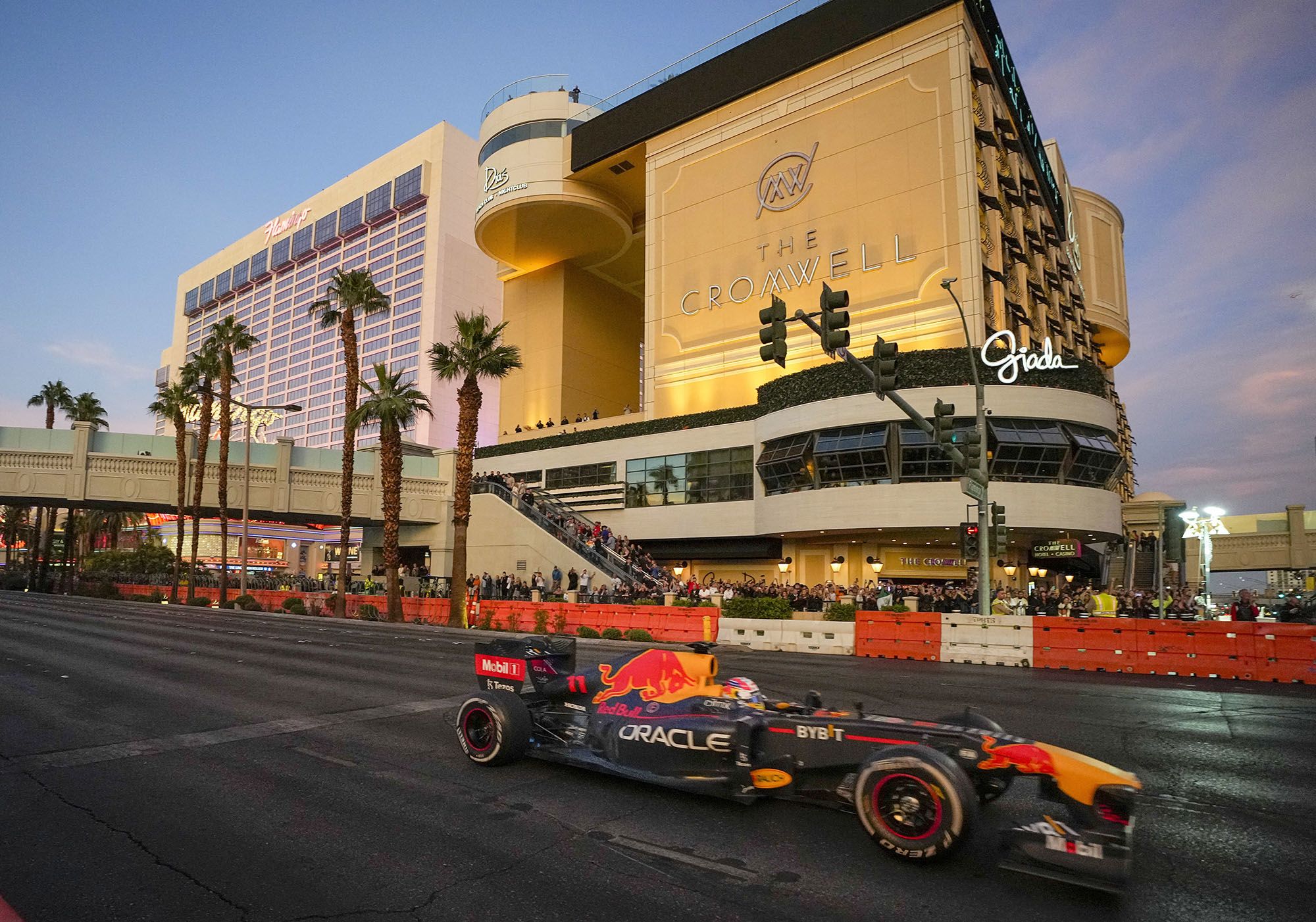 F1 Cars Take Over Las Vegas Strip Ahead of 2023 Race