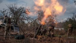 Ukrainian servicemen fire a mortar on a front line, as Russia's attack on Ukraine continues, near Bakhmut, Donetsk region, Ukraine, in this handout image released November 6, 2022.  Iryna Rybakova/Press Service of the 93rd Independent Kholodnyi Yar Mechanized Brigade of the Ukrainian Armed Forces/Handout via REUTERS ATTENTION EDITORS - THIS IMAGE HAS BEEN SUPPLIED BY A THIRD PARTY.     TPX IMAGES OF THE DAY     