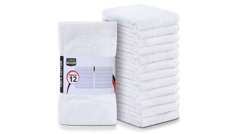 Utopia Towels Kitchen Bar Mops Towels, Pack of 12 Towels