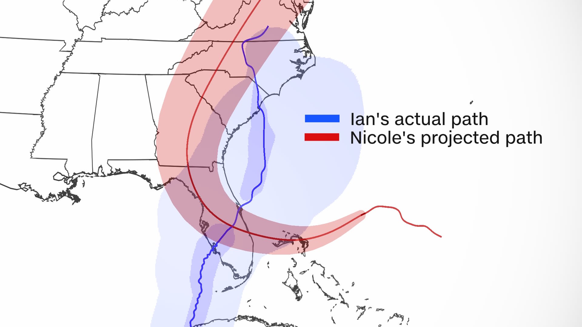 National Hurricane Center predicting Nicole to impact Florida