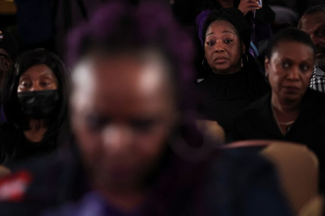 Abrams supporters in Atlanta watch results come in on election night.