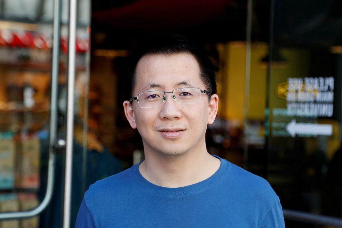 Zhang Yiming, founder and global CEO of ByteDance, poses in Palo Alto, California, U.S., March 4, 2020. Picture taken March 4, 2020.