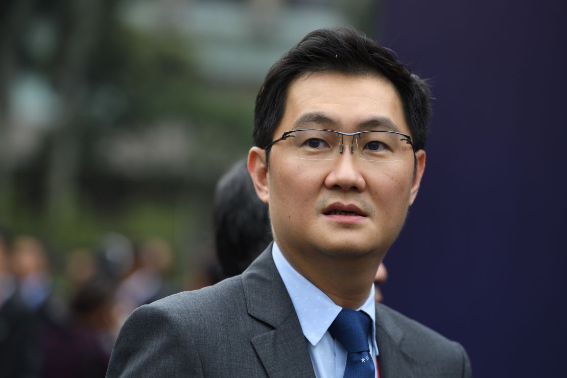 Tencent founder Pony Ma posted the second largest drop in wealth amid sliding tech stock prices.