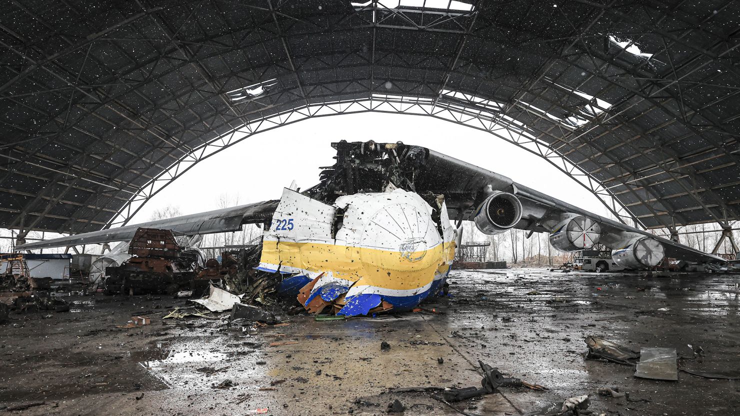 The AN-225 was destroyed in the early stages of the Russian invasion of Ukraine.