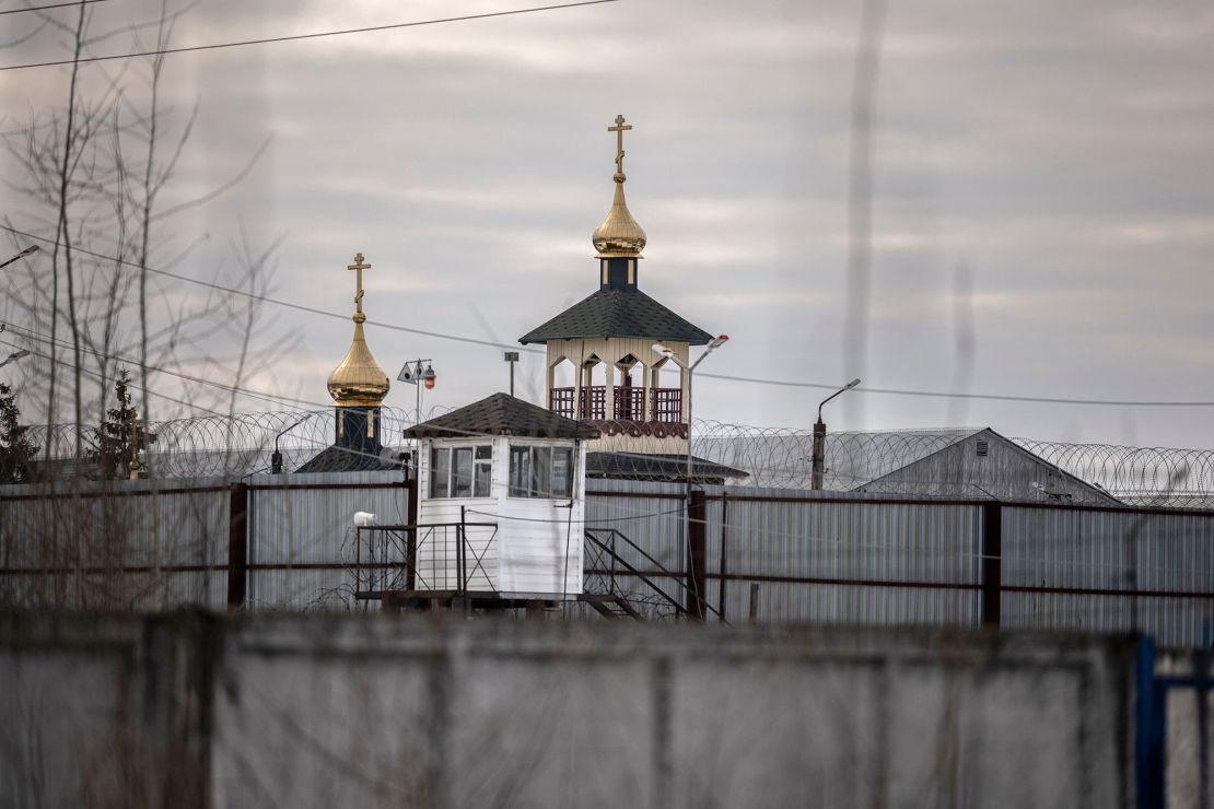 An Orthodox church on the grounds of Russia's Penal Colony Number 2.