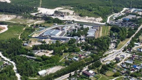 An aerial view of the penal colony where jailed Kremlin critic Alexei Navalny is serving a sentence.