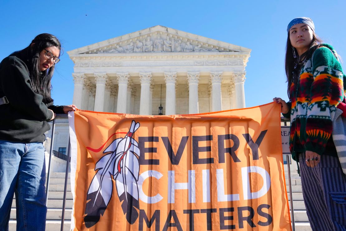 Opponents of the Indian Child Welfare Act are arguing that the law discriminates on the basis of race. Tribal nations say that misunderstands their political status.