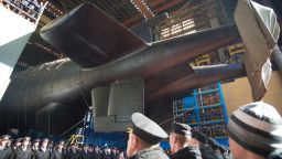 The Belgorod nuclear-powered submarine, pictured in 2019.