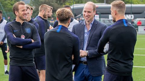 Prince William has fond -- and frustrating -- memories of England matches.