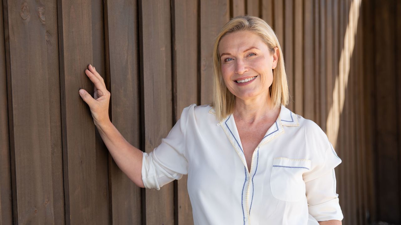 Tosca Musk poses for a portrait in Fairburn, Georgia, on October 11, 2022. "I'm a storyteller at heart," she says.