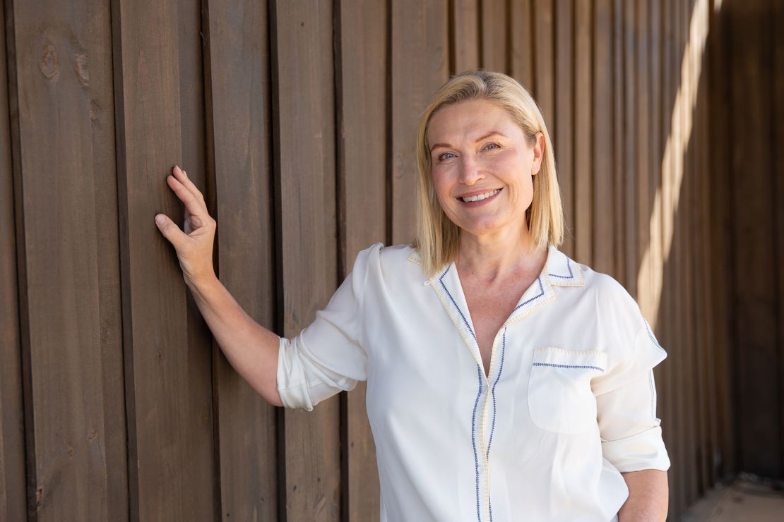 Tosca Musk poses for a portrait in Fairburn, Georgia, on October 11, 2022. "I'm a storyteller at heart," she says.