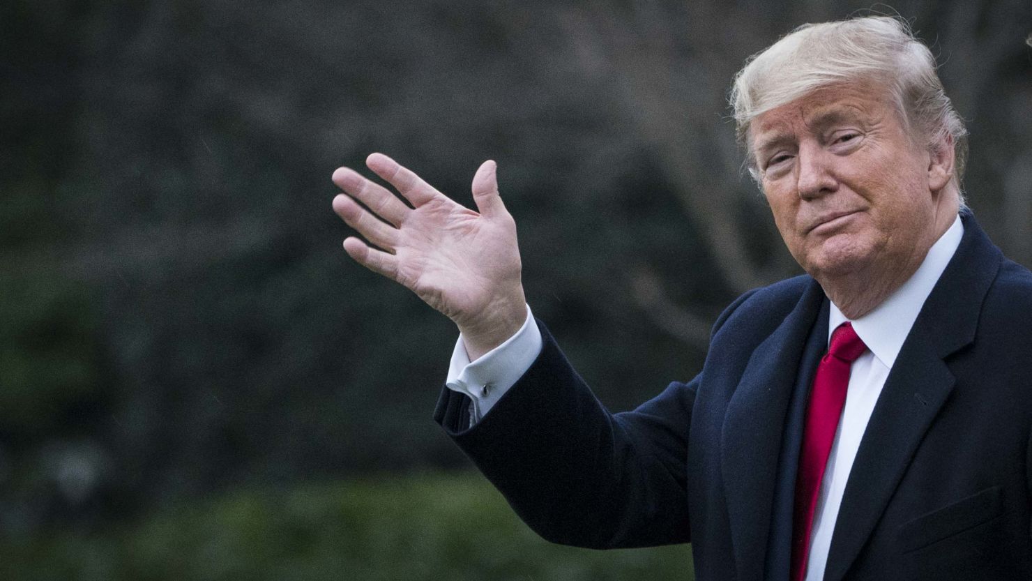 Then-President Donald Trump departs from the White House on January 31, 2020.