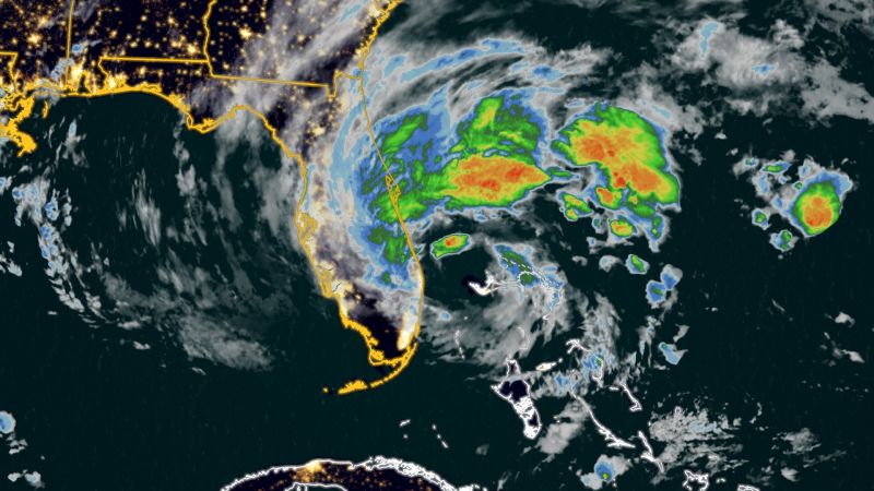 Tropical Storm Nicole Strengthens Into A Category 1 Hurricane After