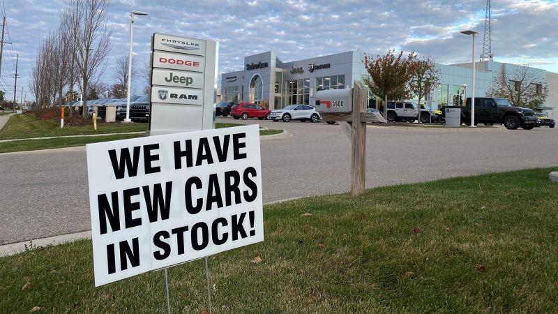 New car prices are finally coming down. But not by much CNN Business