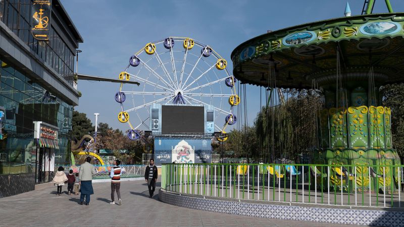 Women stopped from entering amusement parks in Kabul | CNN