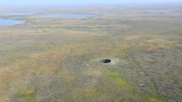 permafrost climate change siberian crater card