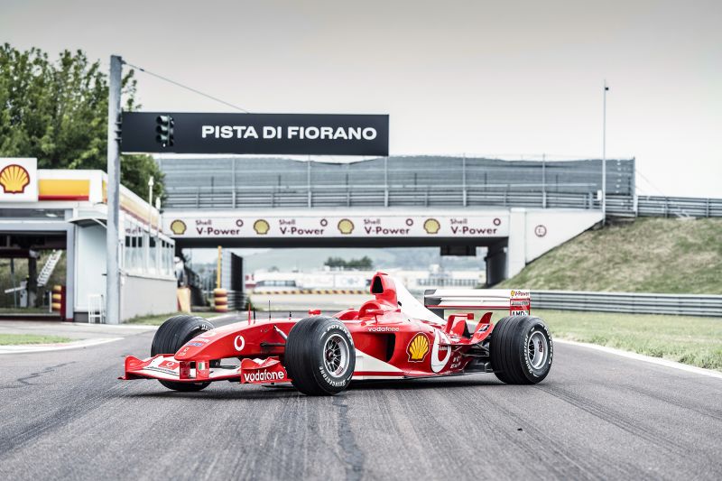 F1: One of Michael Schumacher's Ferraris has sold for almost $15