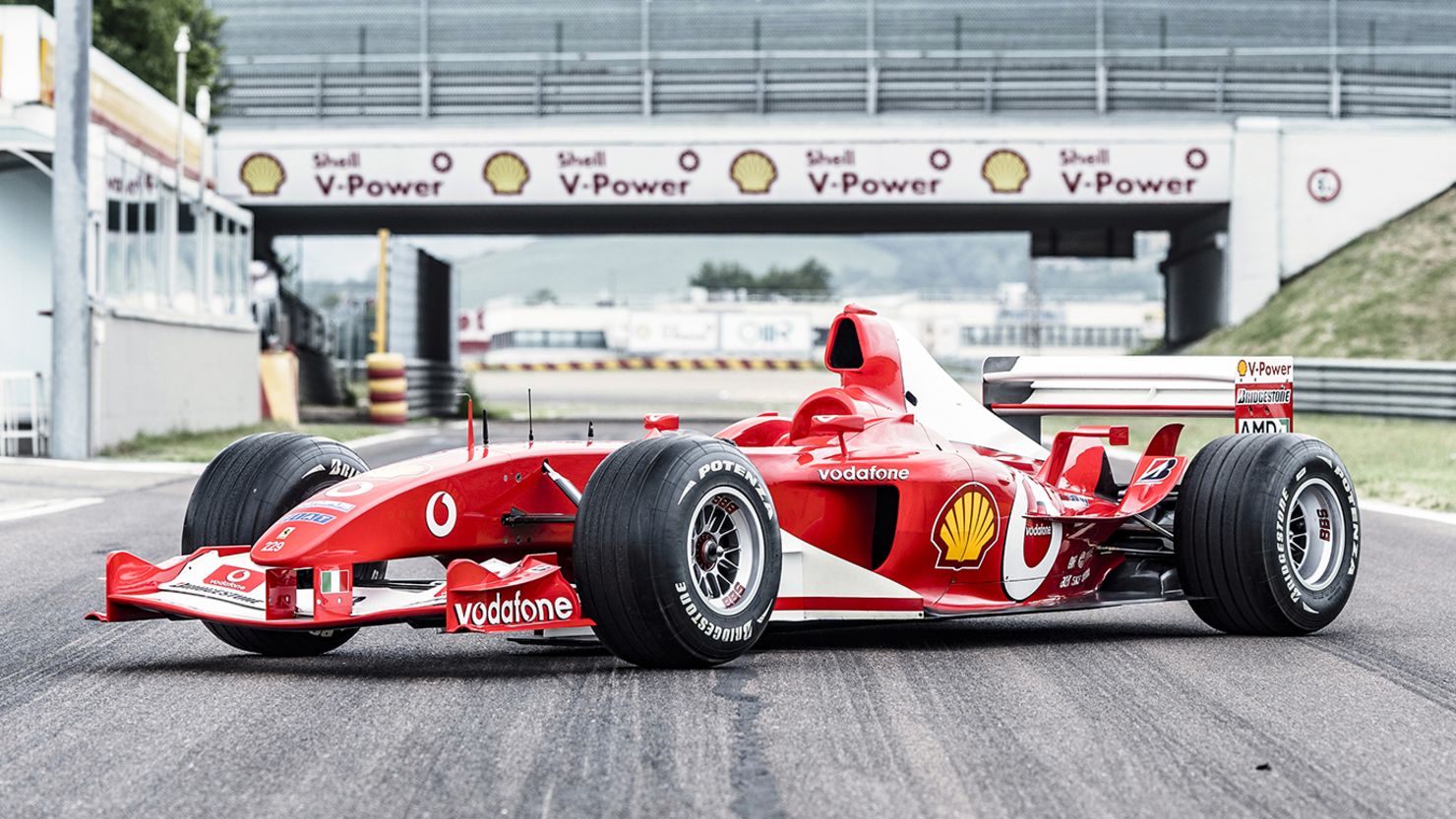 F1: One of Michael Schumacher's Ferraris has sold for almost $15 million at  auction