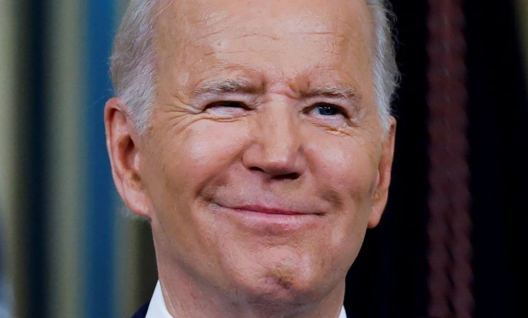 President Joe Biden speaks to the media during a <a  target="_blank">news conference at the White House.</a> "We had an election yesterday," Biden said on November 9. "And it was a good day, I think, for democracy." He said that "while the press and the pundits are predicting a giant red wave, it didn't happen."