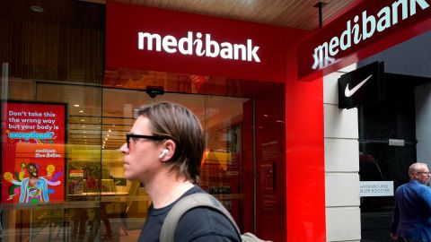 A Medibank branch in Sydney, Australia, on Oct. 26, 2022. 