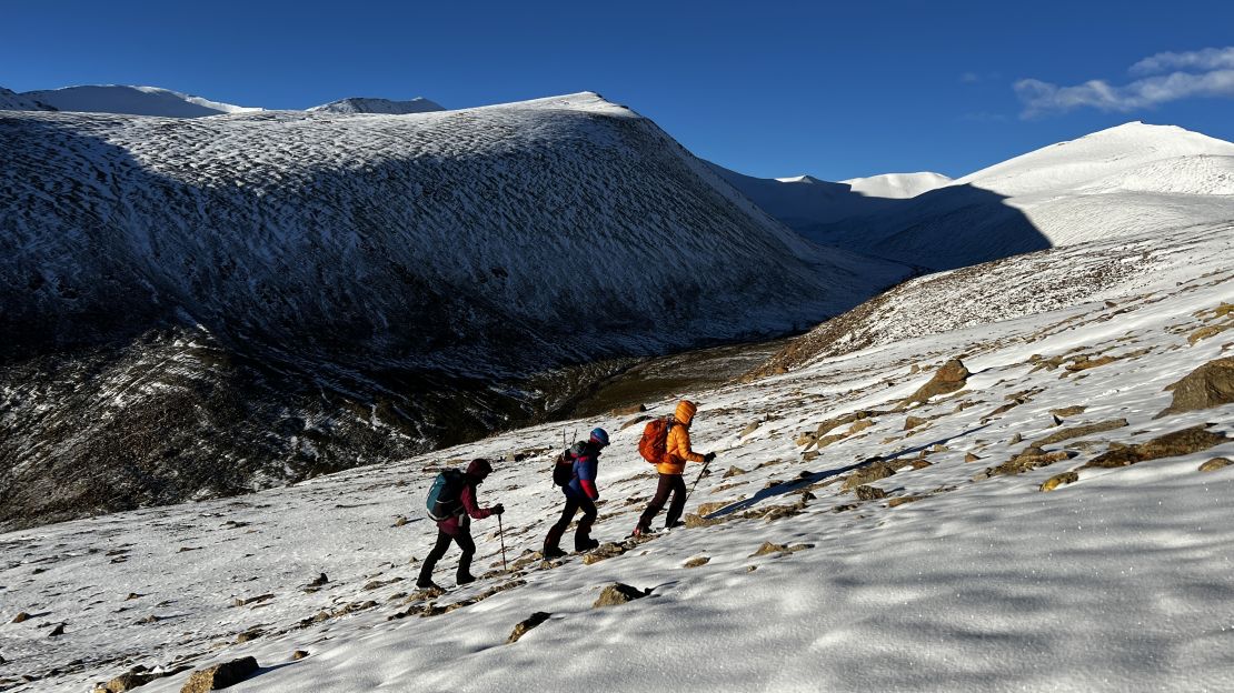 Every member of the team experienced some form of altitude sickness ascending the virgin peak, given the altitude at which they were climbing.