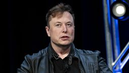 Elon Musk, founder of SpaceX and chief executive officer of Tesla Inc., speaks during a discussion at the Satellite 2020 Conference in Washington, D.C., U.S., on Monday, March 9, 2020.