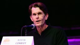 Actor Kevin Conroy speaks during 2021 Los Angeles Comic Con at Los Angeles Convention Center on December 04, 2021 in Los Angeles, California. 