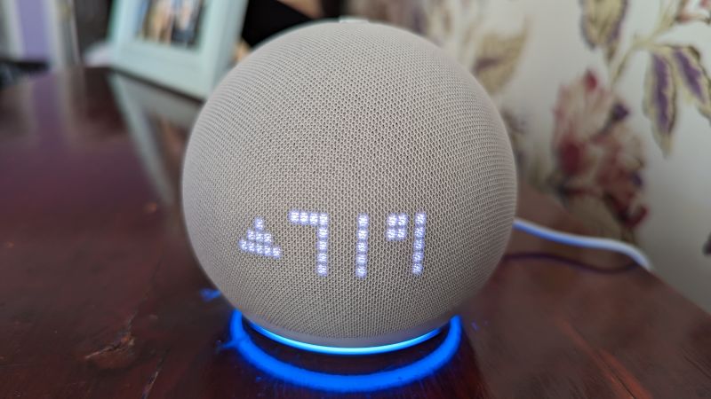 Amazon Echo Dot with Clock (5th Gen, 2022)