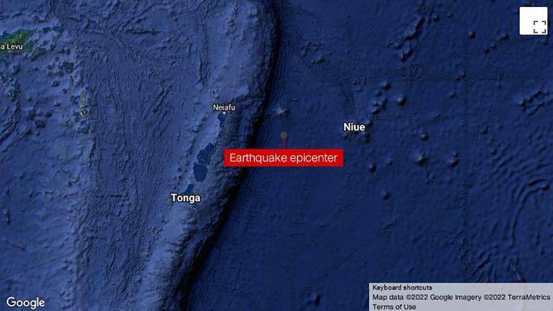 Tsunami warning downgraded after large earthquake near Tonga – CNN