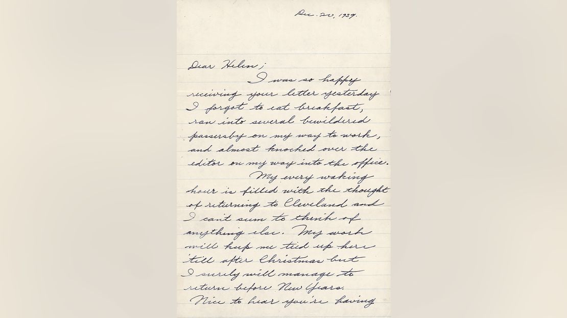 Joe Shuster letter to Helen Cohen, Dec. 20, 1939 (2 of 3)