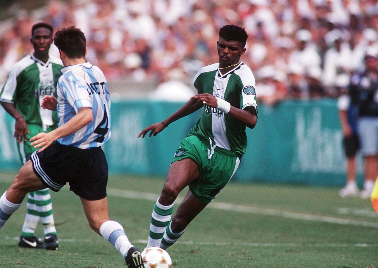 The Olympic-winning side featured a number of players who would become international club stars. Captain Nwankwo Kanu was a two-time African Player of the Year and played for clubs including Inter Milan and Arsenal.
