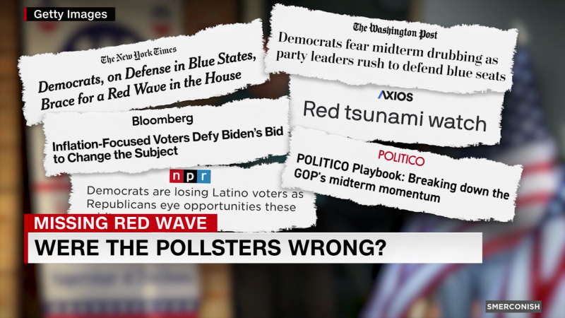 Are polls to blame for the lack of “red wave”?  | CNN Politics