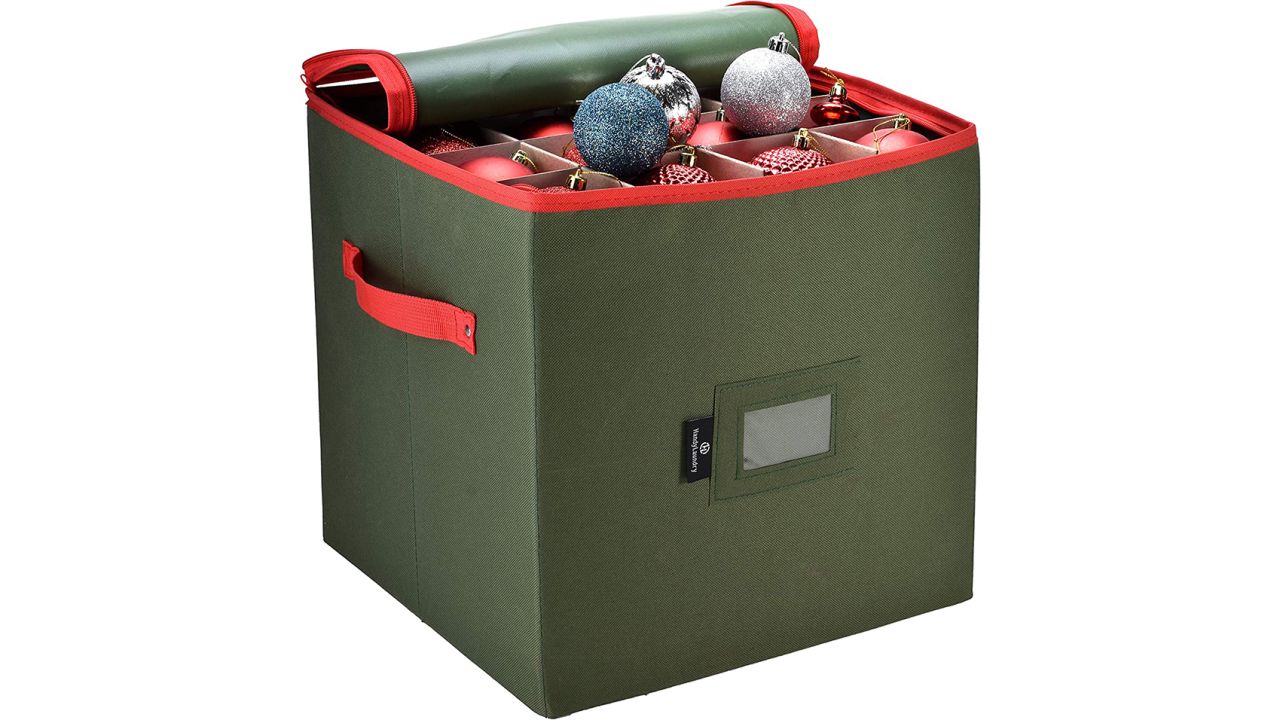 How To Conveniently (& Safely) Store Your Christmas Ornaments! #hometi, Ornament Storage