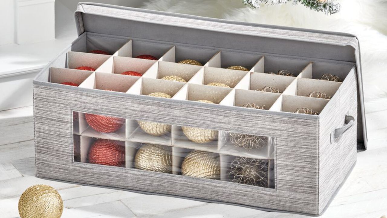 Make Your Own Christmas Ornaments Storage Box  Christmas ornament storage  box, Christmas organization, Christmas ornament storage